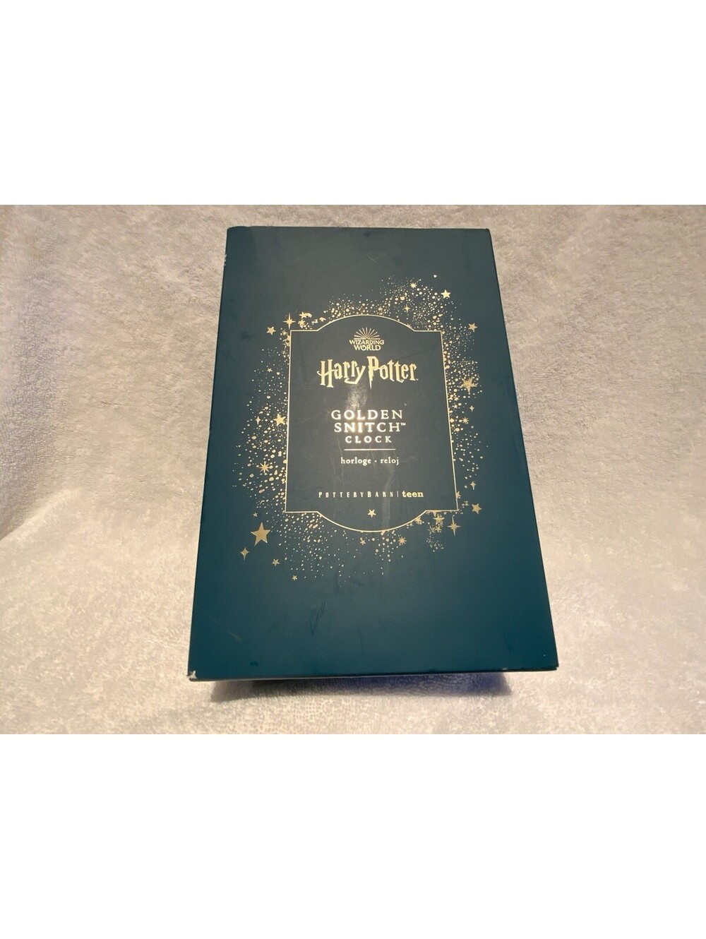 Pottery Barn Teen Harry Potter Golden Snitch Clock in Original Box